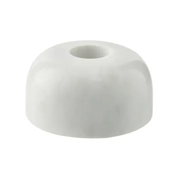 Marmilla ljusstake Ø7,5 cm - White marble - Lene Bjerre