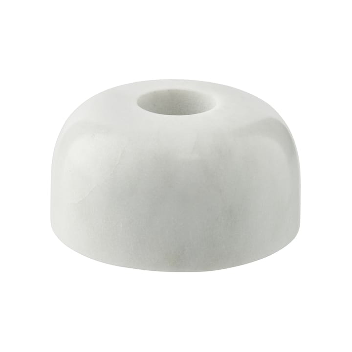 Marmilla ljusstake Ø7,5 cm, White marble Lene Bjerre