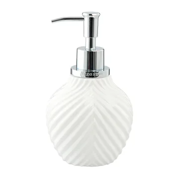 Milda tvålpump 17,5 cm - White-silver - Lene Bjerre
