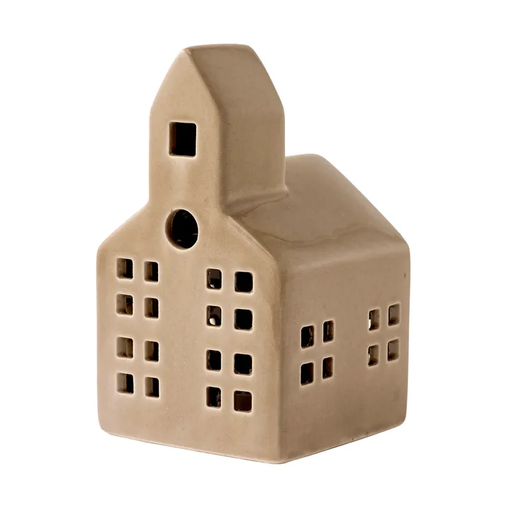Mythel ljuslykta - Beige, 8,7x8,5x14,2 cm - Lene Bjerre