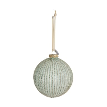 Läs mer om Lene Bjerre Norille julkula Ø11 cm Dusty green. räfflad