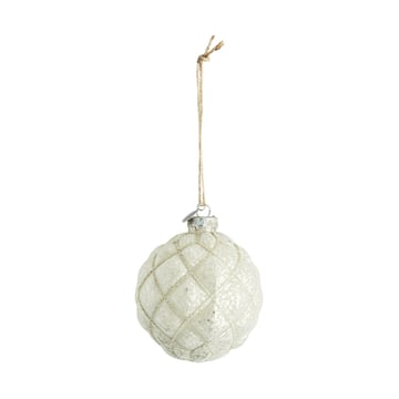 Läs mer om Lene Bjerre Norille julkula Ø11 cm Off white, nät