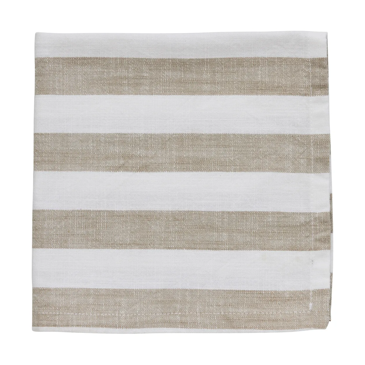 Lene Bjerre Olivia bomullsservett 40×40 cm Off White-Linen
