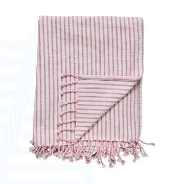 Läs mer om Lene Bjerre Olivia pläd 130x170 cm Off White-Dark Coral