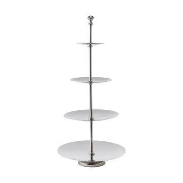 Sigrine våningsfat - Silverfärgad, 25x25xH53 cm - Lene Bjerre