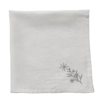 Starlia tygservett - Vit-silver, 45x45 cm - Lene Bjerre