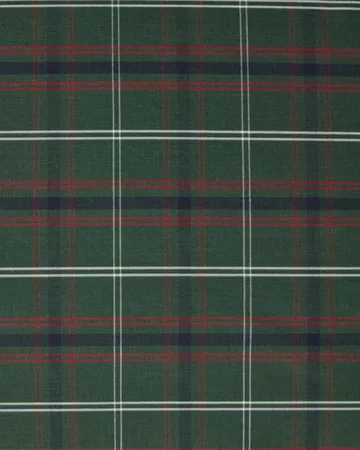 Checked cotton percale örngott - Green-navy, 50x60 cm - Lexington
