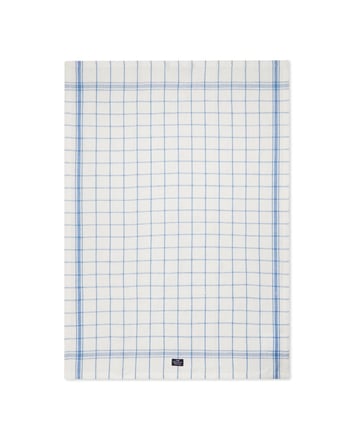 Läs mer om Lexington Checked kökshandduk 50x70 cm Vit-blå