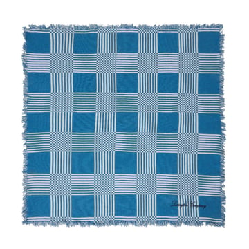 Lexington Checked Recycled Cotton picknickfilt 150×150 cm Blue