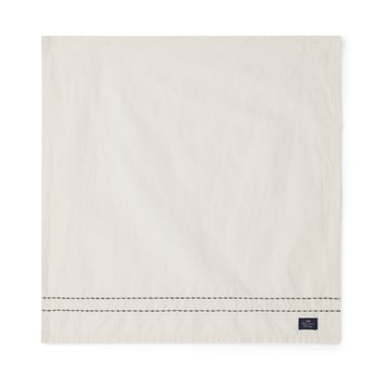 Lexington Cotton Linen tygservett stitches 50×50 cm Off-white