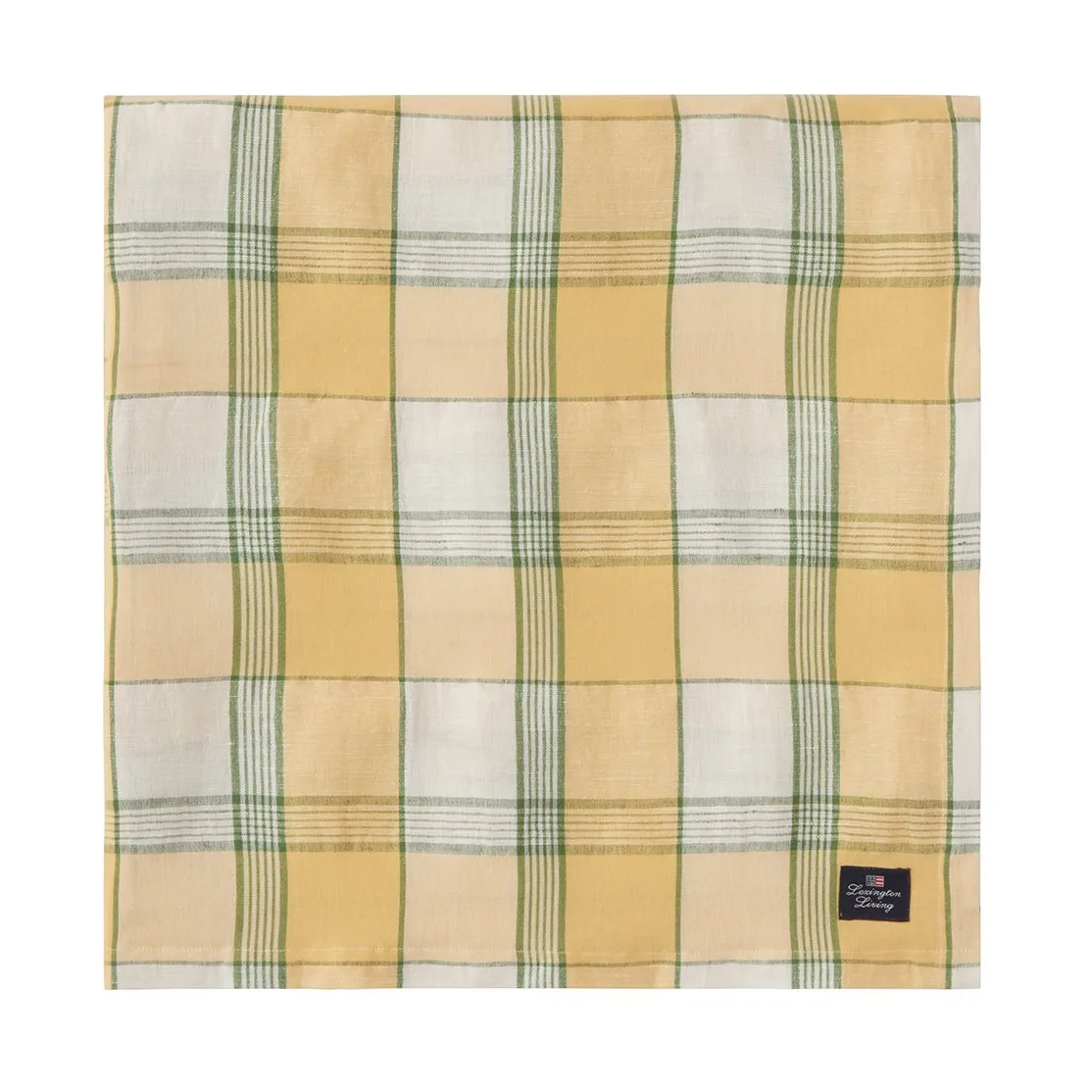Easter Linen/Cotton bordsduk 150x250 cm, Yellow-green Lexington