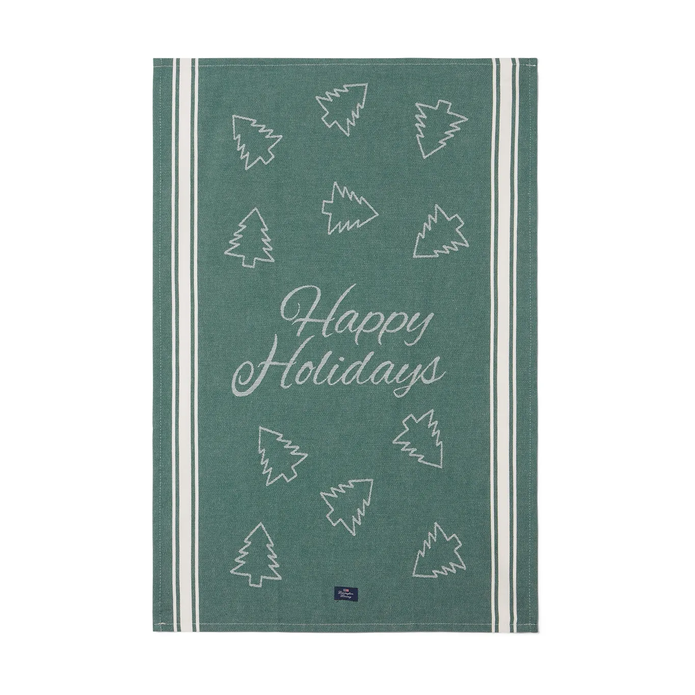 Happy Holidays kökshandduk 50x70 cm, Grön Lexington