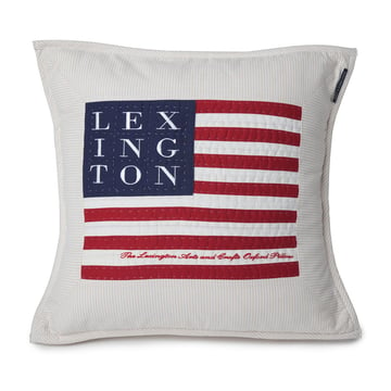 Lexington Icons Arts & Crafts kuddfodral 50×50 cm Beige-white