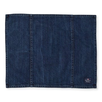 Läs mer om Lexington Icons Denim bordstablett 40x50 cm Denim blue