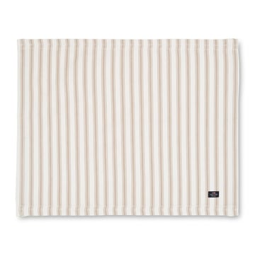 Lexington Icons Herringbone Striped bordstablett 40×50 cm Beige-white