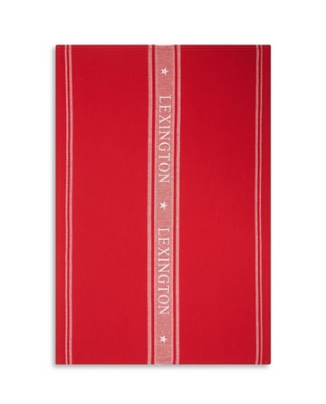 Lexington Icons Star kökshandduk 70×50 cm Röd-vit