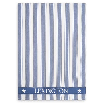 Lexington Icons Waffle Striped kökshandduk 50×70 cm Blue-white