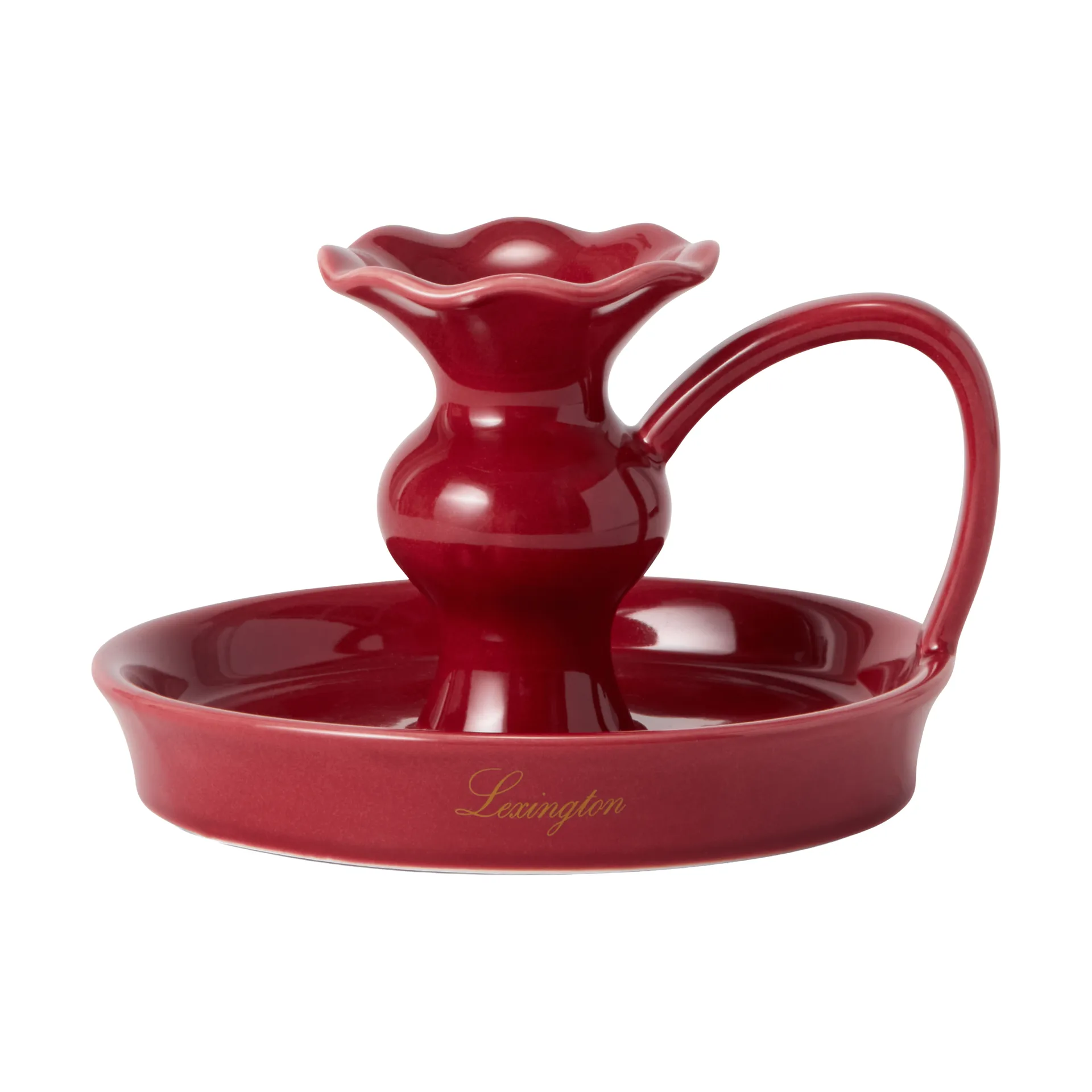 Lexington Lexington låg ljusstake Red, 15x14x11 cm