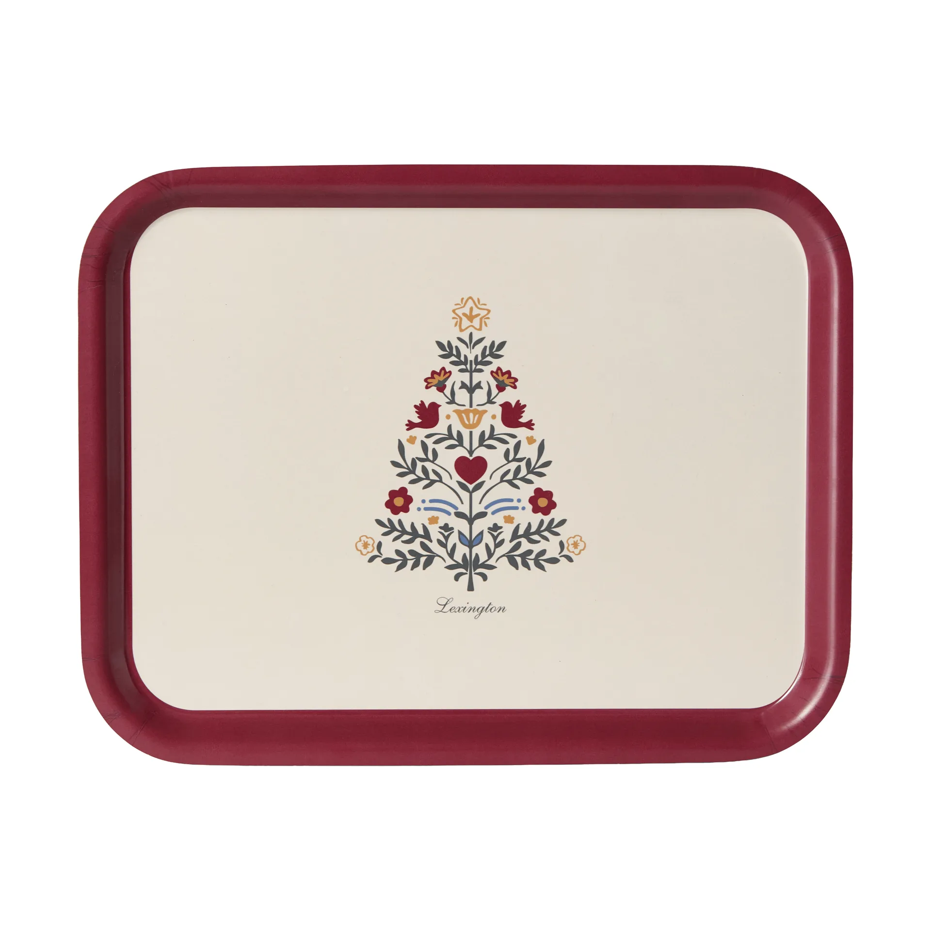 Lexington laminerad serveringsbricka, Red-light beige, 16x28 cm Lexington