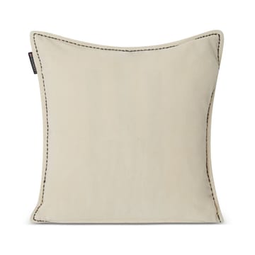 Logo Message Velvet kuddfodral 50x50 cm - Light beige - Lexington