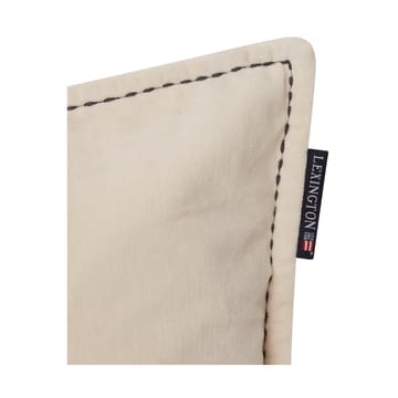 Logo Message Velvet kuddfodral 50x50 cm - Light beige - Lexington