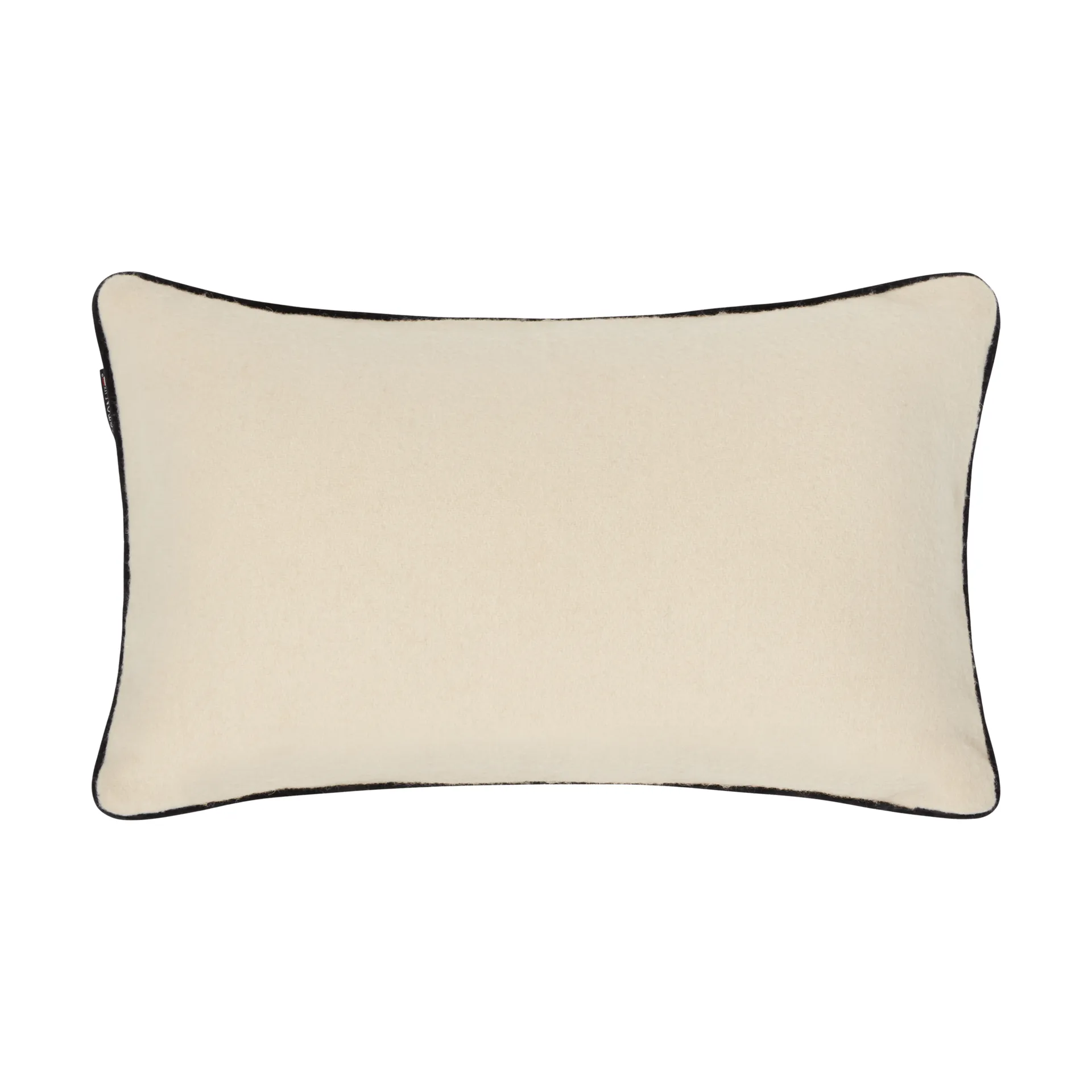 Mountains Logo ullmix dekorationskudde, White-navy, 50x30 cm Lexington