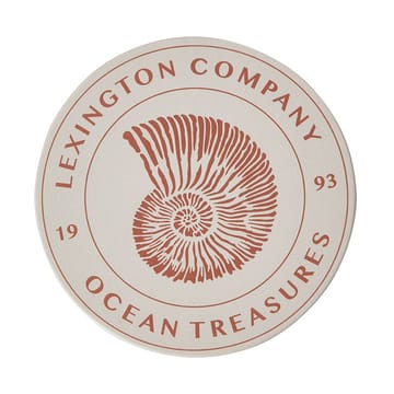 Ocean Treasures glasunderlägg Ø9,5 cm 6-pack - Blue - Lexington
