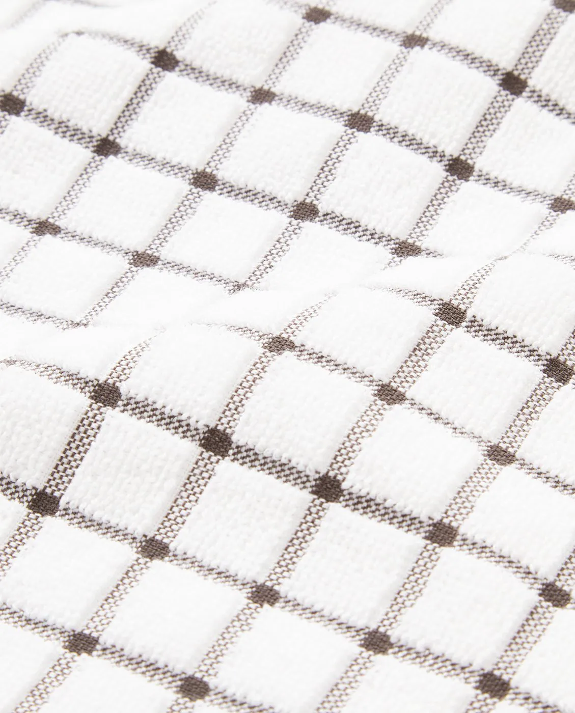 Organic Cotton Terry kökshandduk 50x70 cm, White Lexington