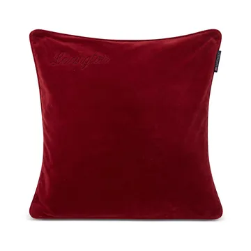 Organic Cotton Velvet kuddfodral 50x50 cm - Red - Lexington