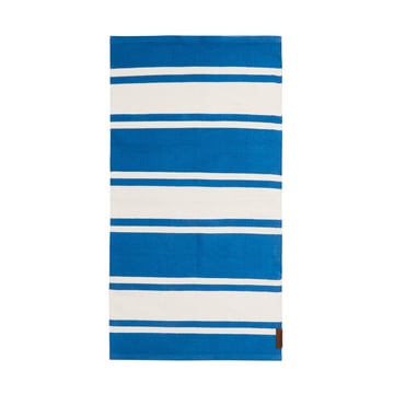 Lexington Organic Striped Cotton matta 170×240 cm Blue-white
