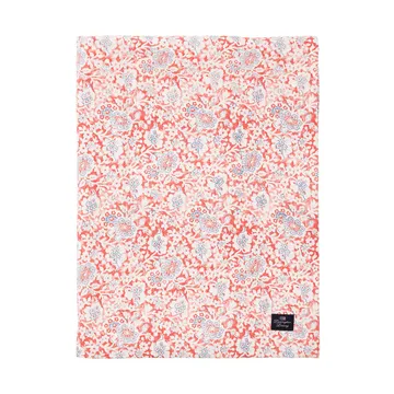 Printed Flowers Recycled Cotton bordsduk 150x350 cm - Coral - Lexington