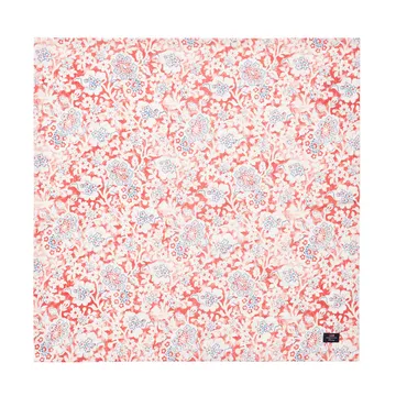 Printed Flowers Recycled Cotton tygservett 50x50 cm - Coral - Lexington