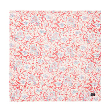 Lexington Printed Flowers Recycled Cotton tygservett 50×50 cm Coral