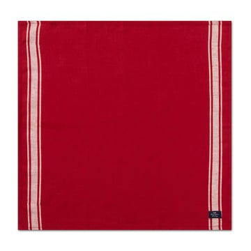 Lexington Side Striped Cotton Linen servett 50×50 cm Red-white