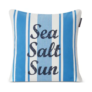 Striped Sea Salt Sun kuddfodral 50x50 cm - Blå-vit - Lexington