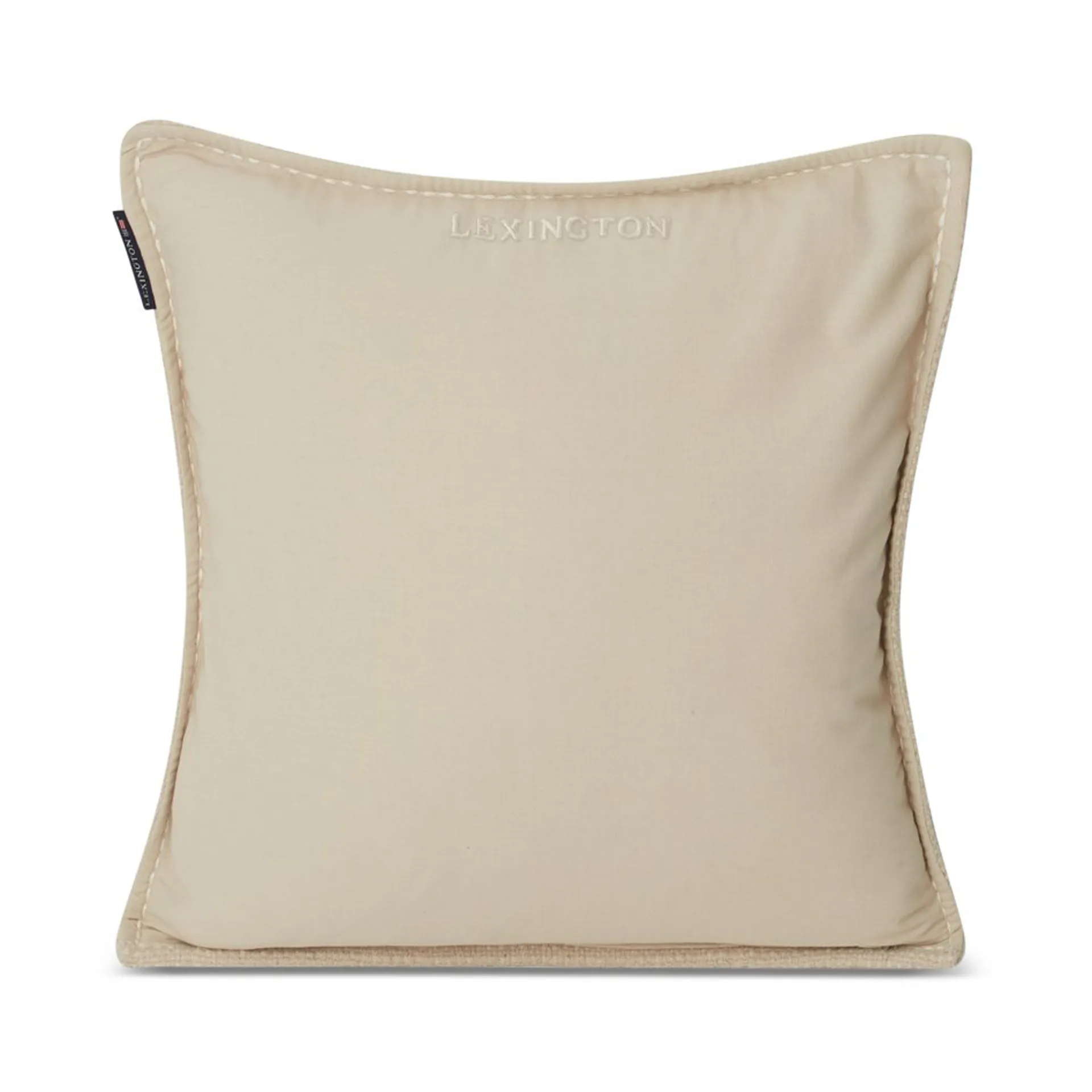 Structured Wool Cotton mix kuddfodral 50x50 cm, Off-white Lexington