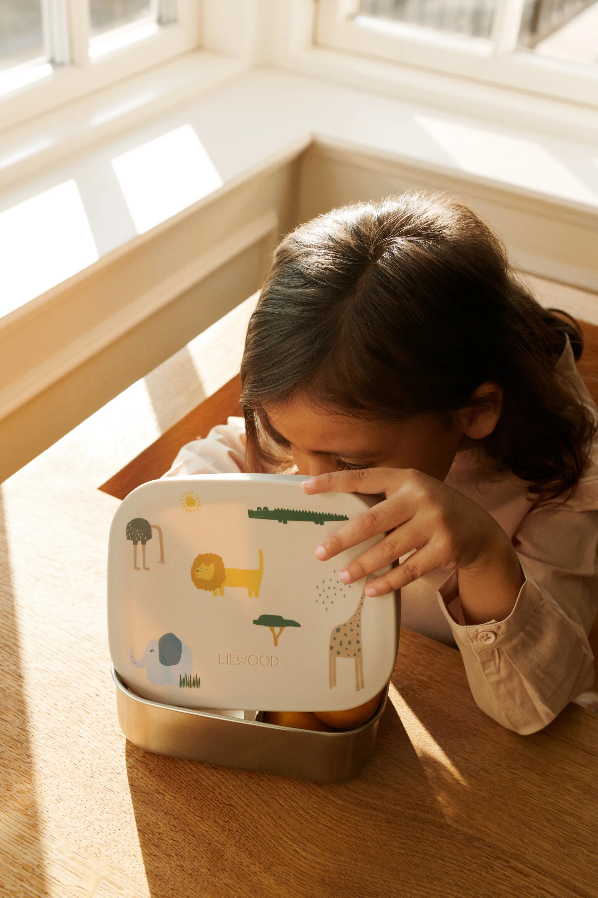 Arthur matlåda 13,5x17 cm, Safari sandy mix Liewood