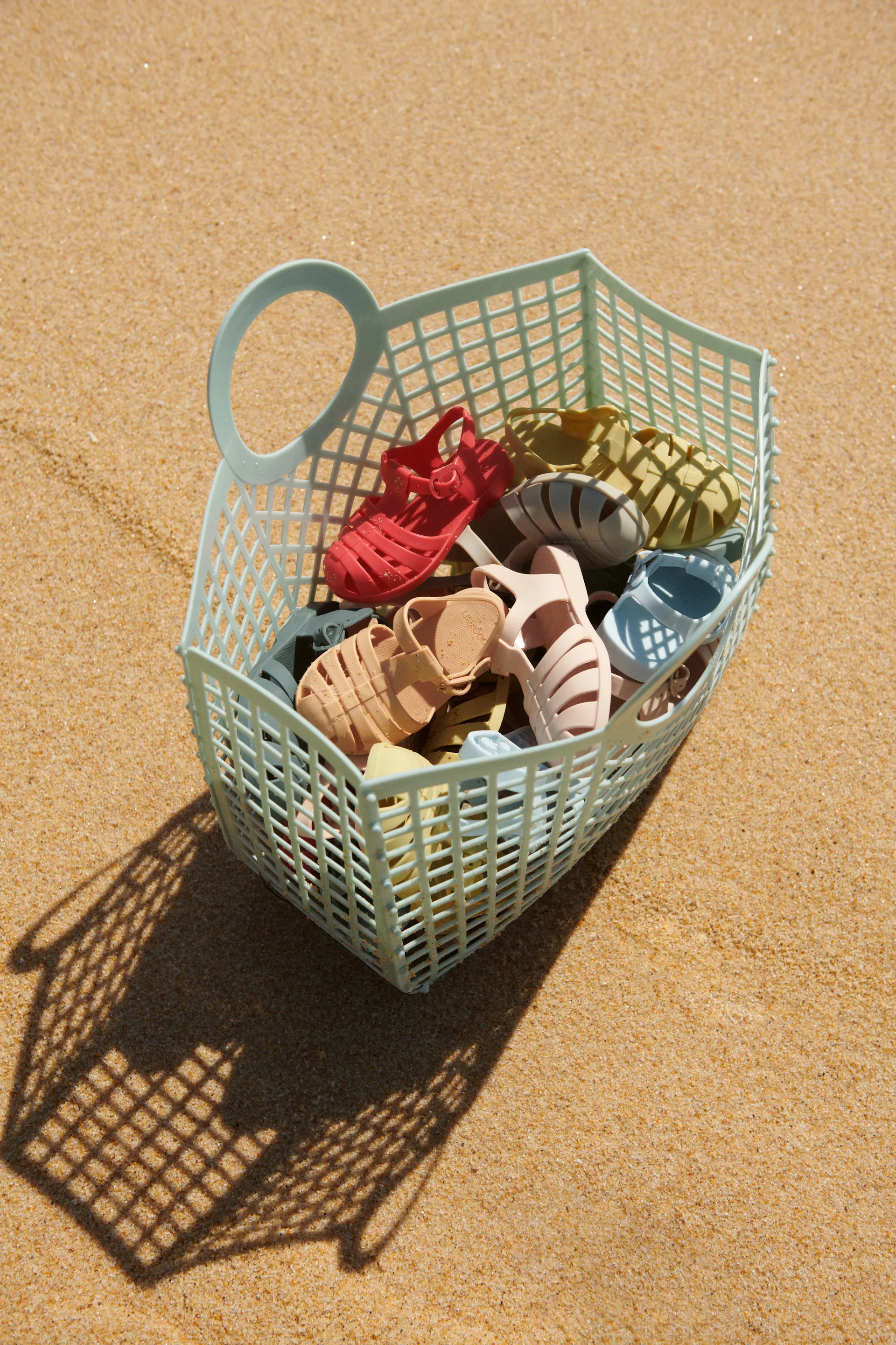 Bloom förvaringskorg, Light Peppermint Liewood