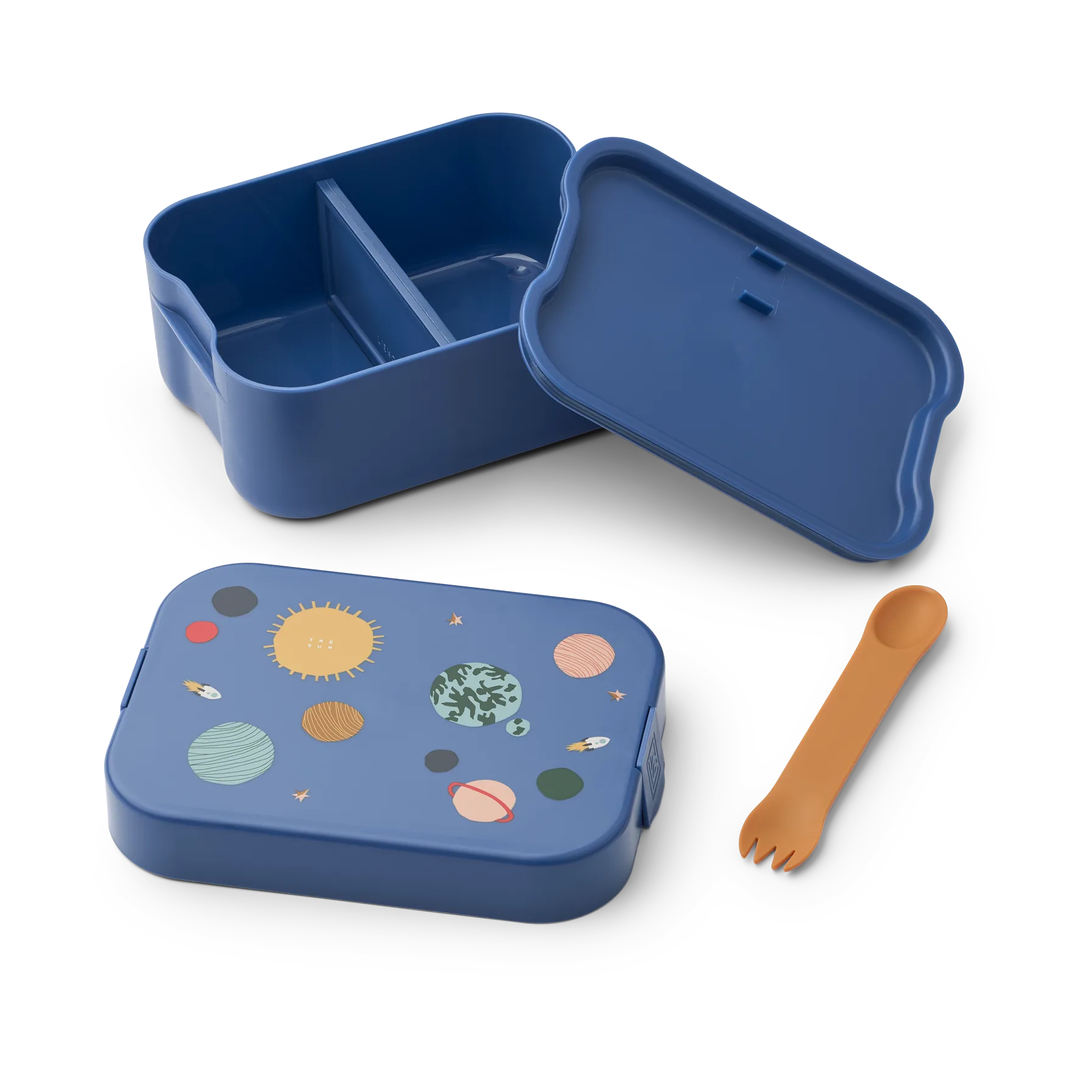 Chelsey printed lunchbox set 2 delar, Universe-Classic navy Liewood
