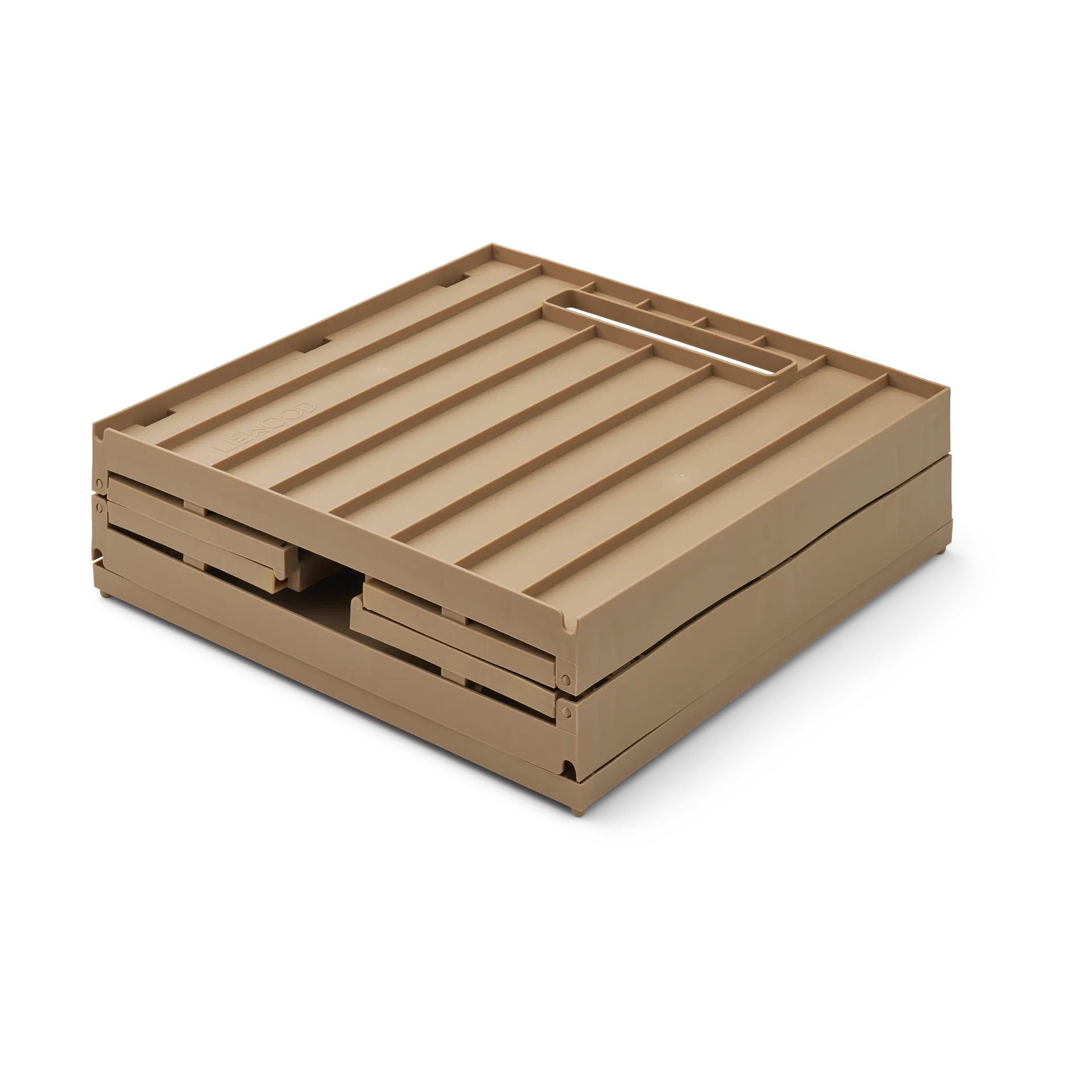 Elijah förvaringsbox med lock 31x31 cm, Oat Liewood