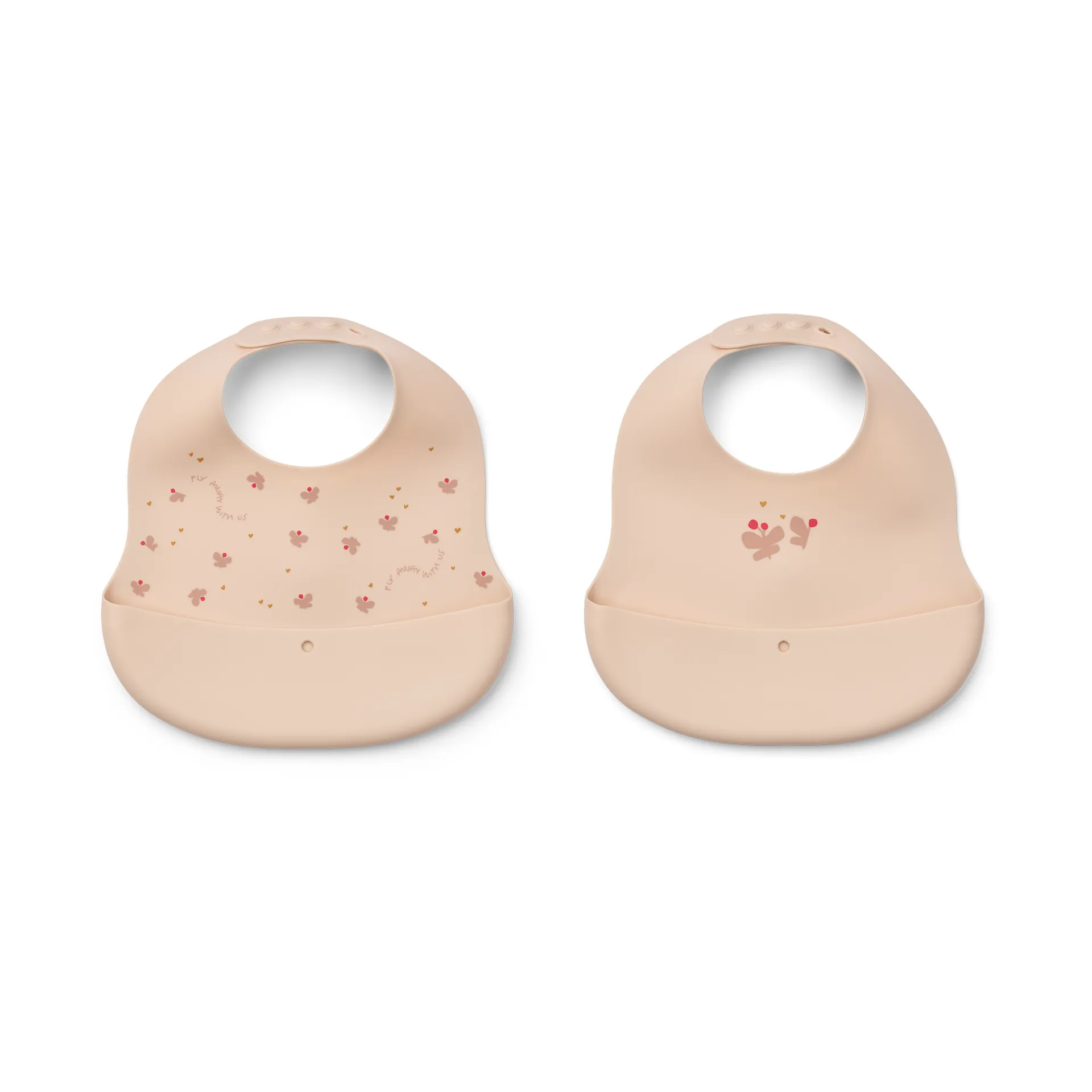 Ember printed haklapp 2 delar, Mini Butterfly-apple blossom Liewood