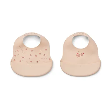 Ember printed haklapp 2 delar - Mini Butterfly-apple blossom - Liewood