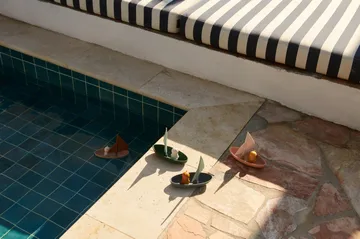 Ensley badleksak båtar 2 delar - Whale blue multi mix - Liewood