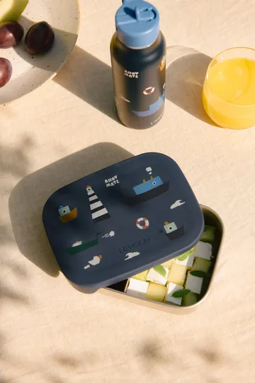 Falk vattenflaska 35 cl - Sailing-classic navy - Liewood