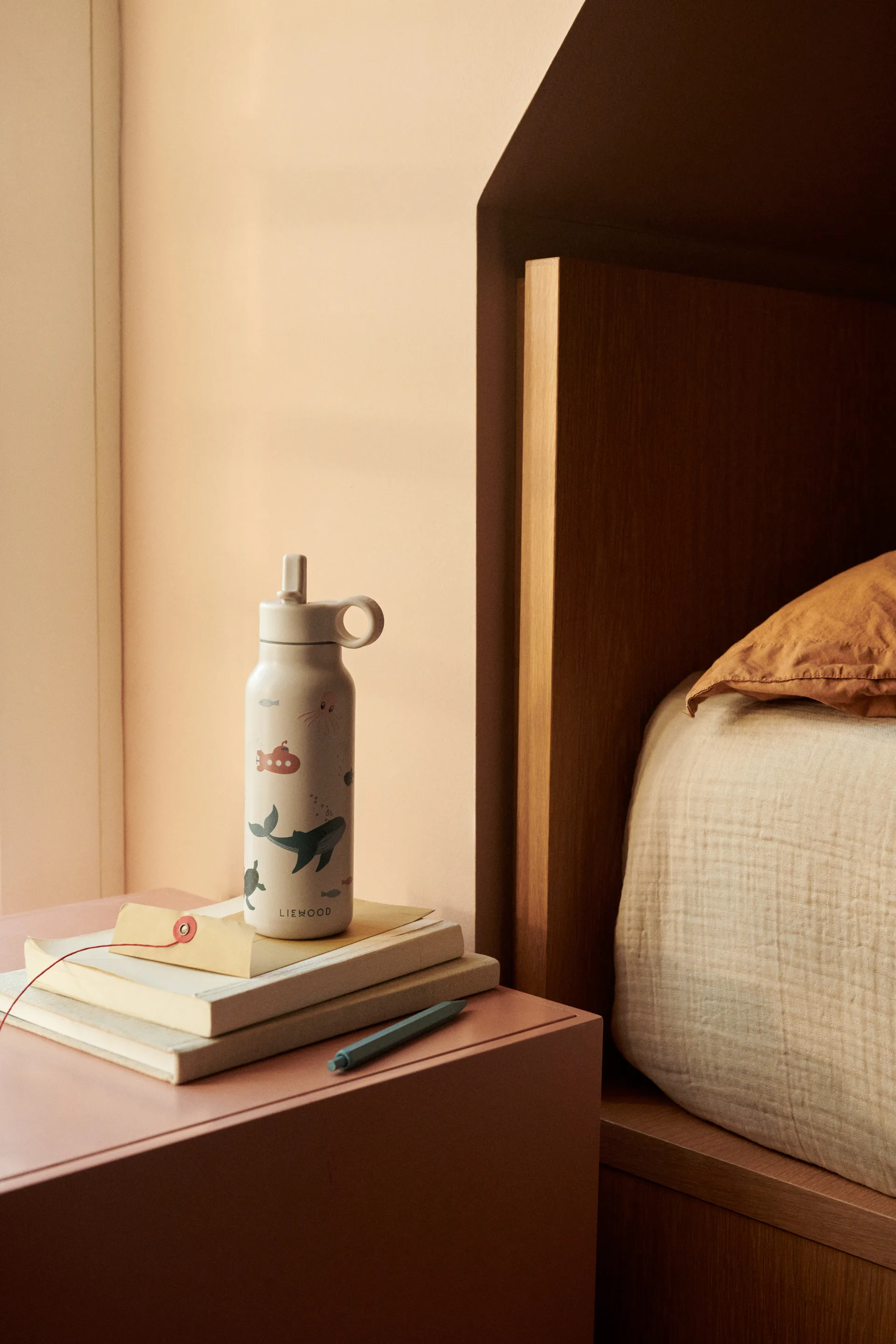 Falk vattenflaska 35 cl, Sea creature-Sandy Liewood