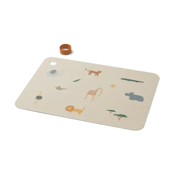 Jude bordstablett 30,2x42,1 cm - Safari sandy mix - Liewood