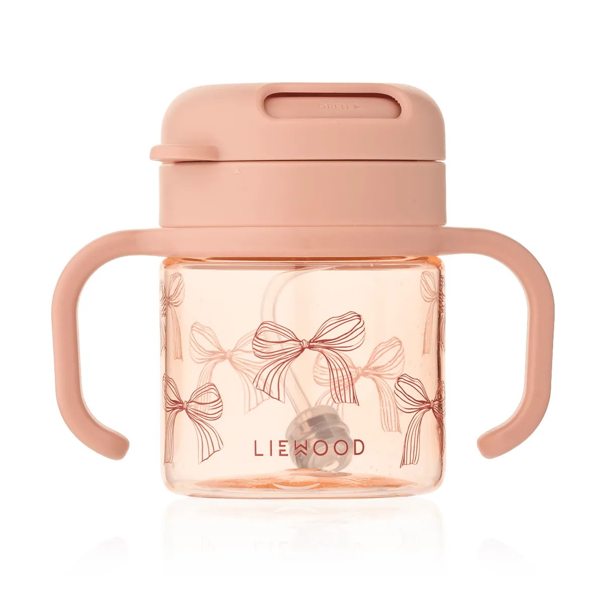 Kai Tritan pipmugg med sugrör, Bows-Pale Tuscany Liewood