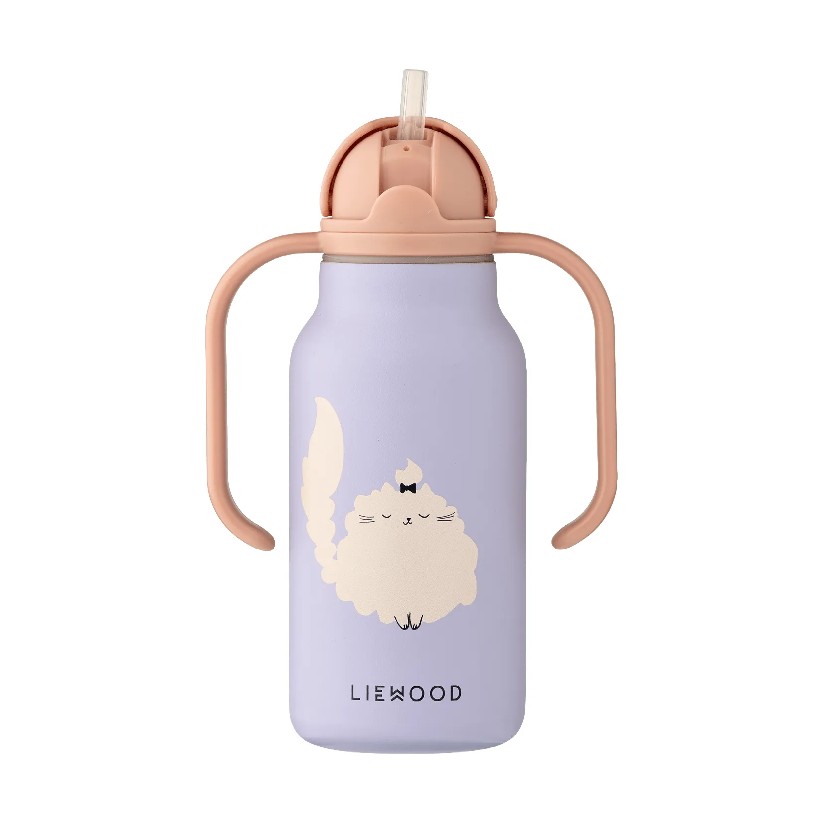 Kimmie vattenflaska 25 cl, Cat-Warm lilac Liewood