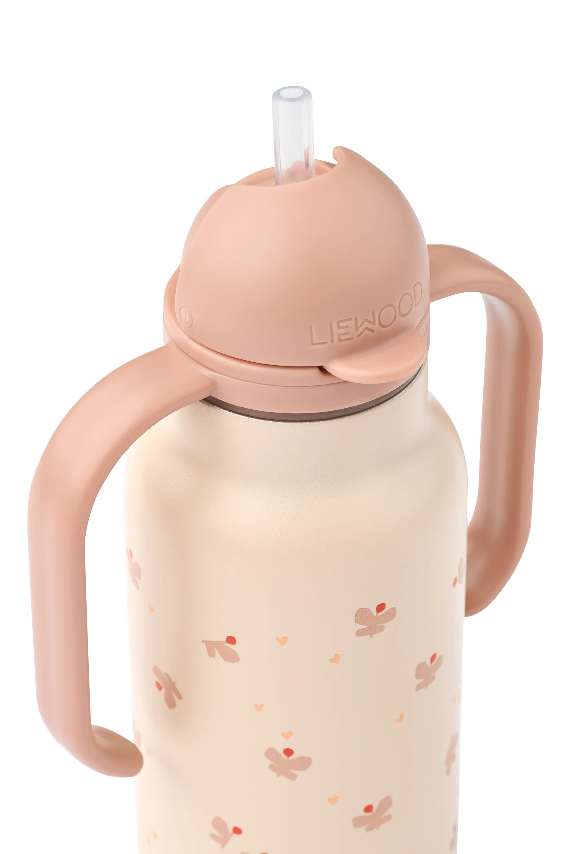 Kimmie vattenflaska 25 cl, Mini Butterfly-apple blossom Liewood