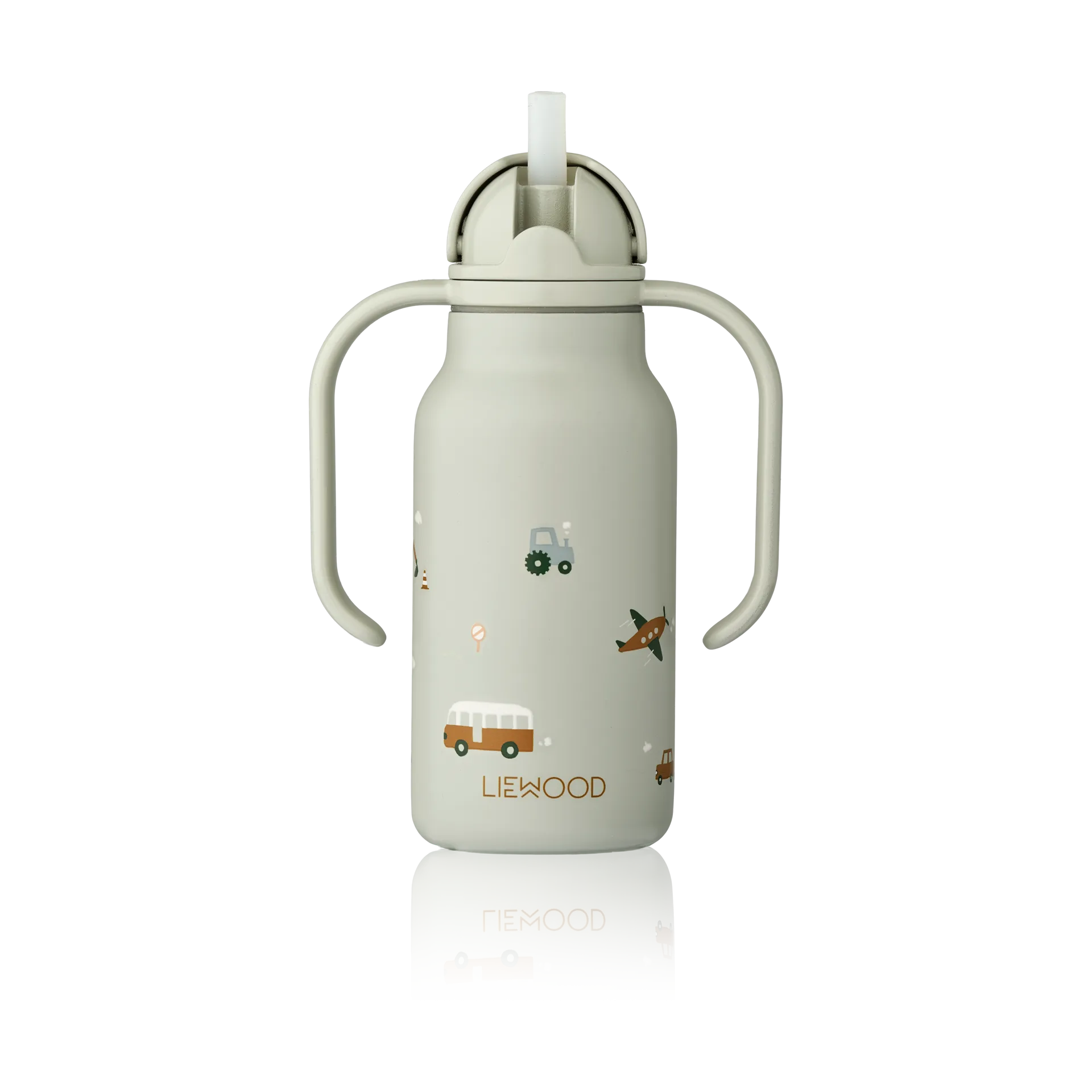 Kimmie vattenflaska 25 cl, Vehicles-Dove blue Liewood